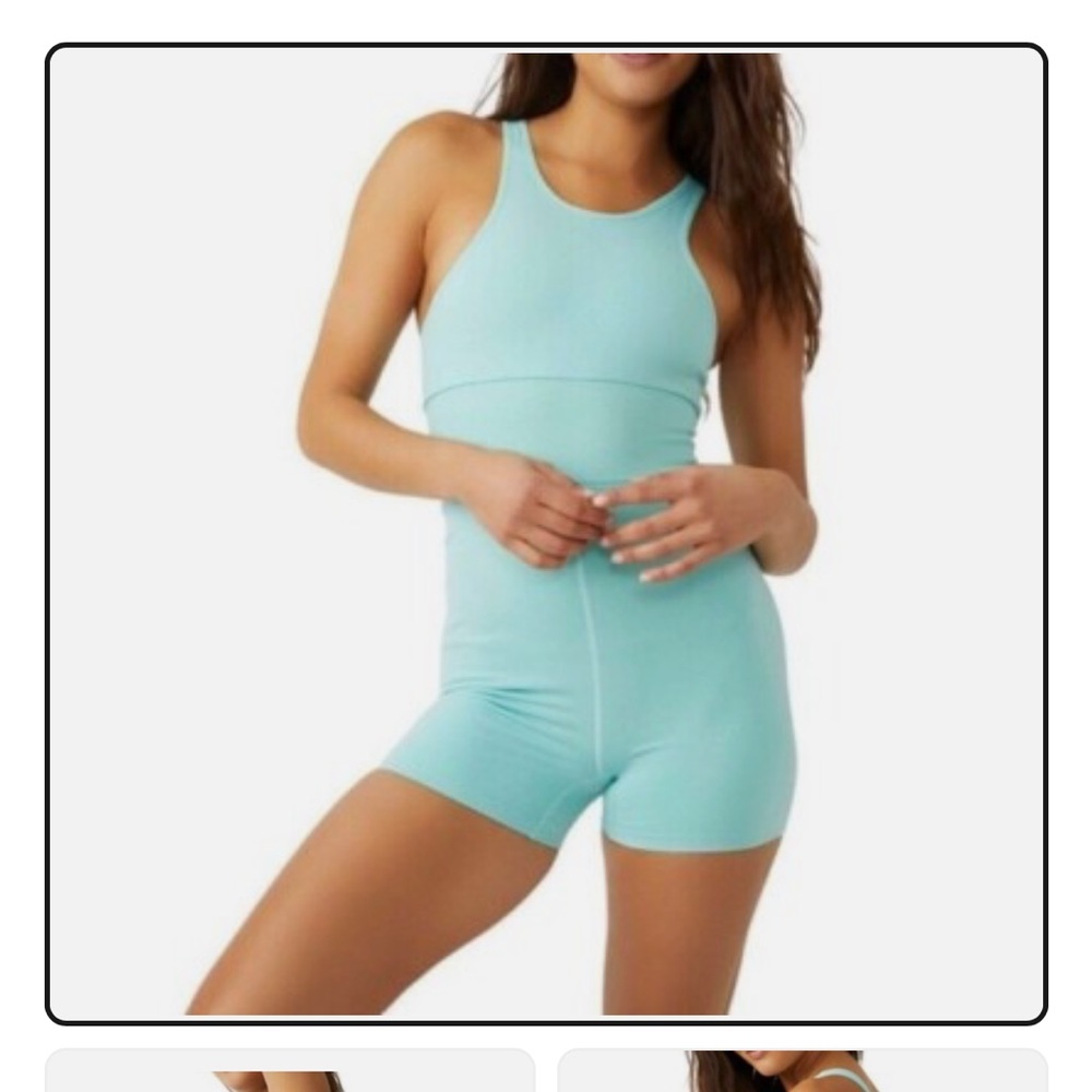 FP Movement by Free People Aqua Jumpsuit